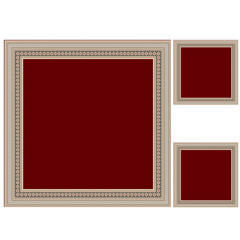 ست رومیزی و کاورکوسن مدل مخمل کد MK0002